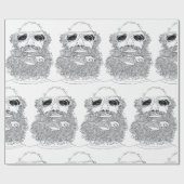 Cadeau Matt avec un oiseau en son papier d'emballage de (Plat)