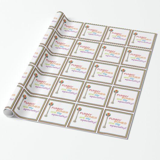 Cadeau Médecin emballant du papier (Déroulé)