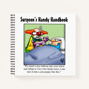 Cadeau Médicale Humour Spiral Carnet