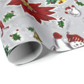 Cadeau Mélange de papier d'enveloppement moderne mi-siècl (Coin rond)