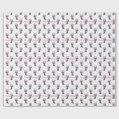 Cadeau Meowy Christmas Cute Kitten Wrapper Papier (Plat)