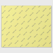 Cadeau Merci Floral Papier Motif embouteillé (Plat)