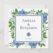 Cadeau Merci Hydrangeas Pour Officier Mariage (Dos)