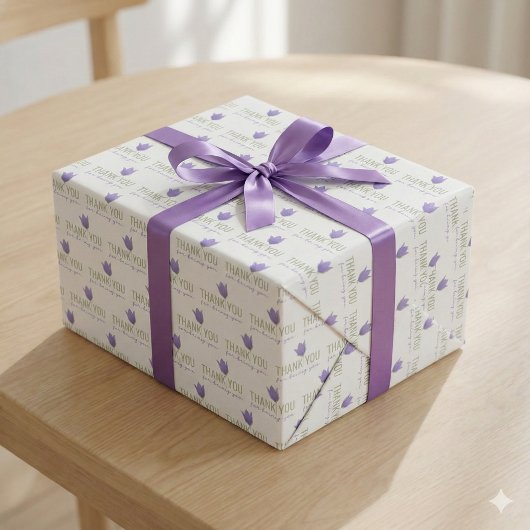 Cadeau Merci Pour Être Vous Envelopper Du Papier