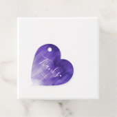 Cadeau Merci violet abstrait mariage - étiquettes cadeaux (En situation)