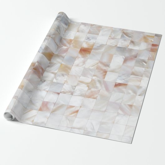 Cadeau Mère du papier d'enveloppement de perle (Déroulé)