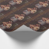 Cadeau Mère Marie et Bébé Jésus Enveloppement Papier (Coin)