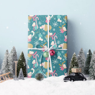 Cadeau Merry Little Mice - Noël- Papier à envelopper