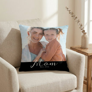 Cadeau met foto voor mama kussen