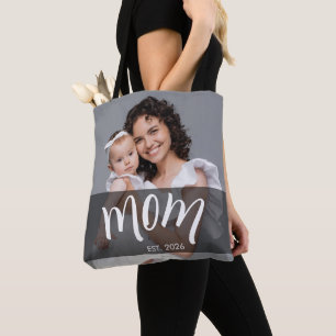 Cadeau met foto voor nieuwe mama van mama draagtas