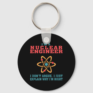 Cadeau met grappige quote voor kerntechnoloog voor sleutelhanger