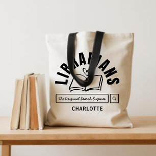 Cadeau met grappige uitspraak voor boekenliefhebbe tote bag