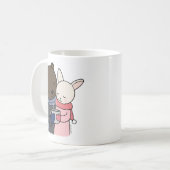 Cadeau mignon de tasse de couples mignons de tasse (Devant gauche)