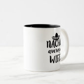 Cadeau mignon moyen de tasse de café d'épouse de (Devant droit)