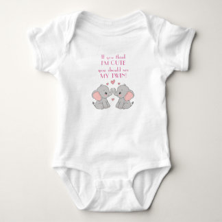 Cadeau mignon pour bébés jumeaux, Body pour jumell