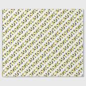 Cadeau Mise en garde Papier d'enrobage demi-brique (Plat)