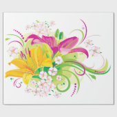 Cadeau Mode florale 15 Papier à envelopper (Plat)