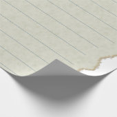 Cadeau Modèle de lignes de texture d'écriture papier (Coin)
