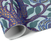 Cadeau Modèle floral oriental Samarkande Papier d'envelop (Coin rond)