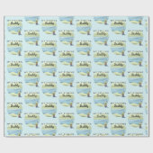 Cadeau Mon rouleau de papier à envelopper pour ami de pêc (Plat)