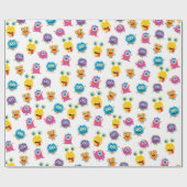 Cadeau Monster Thème Anniversaire Fête Papier d'enveloppe (Plat)