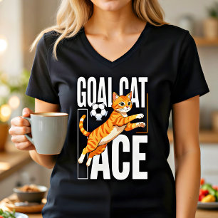 Cadeau Mooie Voetbal Kat T-shirt