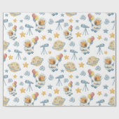 Cadeau Motif d'astronaute Capybara - Rouleau de papier d' (Plat)