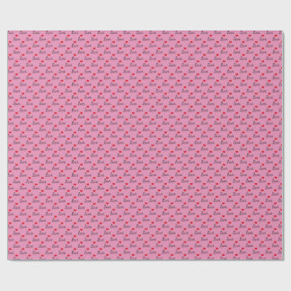 Cadeau Motif de coeurs de la Saint-Valentin sur du papier