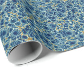 Cadeau Motif de papier marbré de 19ème siècle (Coin rond)