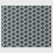 Cadeau Motif métallique Sci-Fi 7 Options de papier d'emba (Plat)