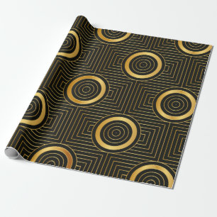 Cadeau Motif papier peint vintage Art Déco