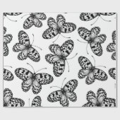 Cadeau Motif papillon en papier (Plat)