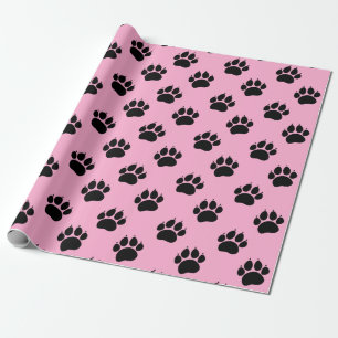Cadeau Motif Paw Pour Animaux Sur Papier À Enveloppement 