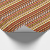 Cadeau Motif rayé avec nuances de papier brun (Coin)