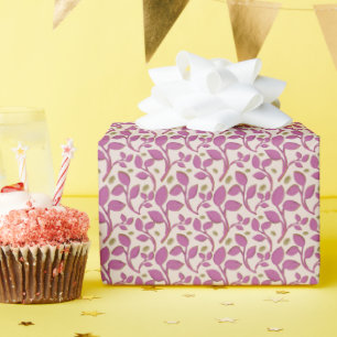 Cadeau Motif sans couture floral rétro lumineux Papier c