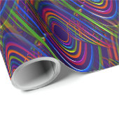 Cadeau Motifs Abstraits 63A Papier à envelopper (Coin rond)
