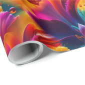 Cadeau Motifs Abstraits 63A Papier à envelopper (Coin rond)