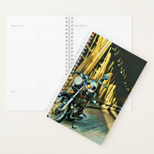 cadeau moto vintage (Devant avec enveloppe)