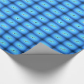 Cadeau mouettes sur papier bleu (Coin)