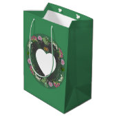 Cadeau Moyen 4ème anniversaire de fruits et de fleurs + Sac cad (Dos Angle)