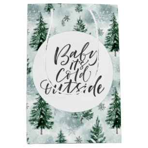 Cadeau Moyen Bébé c'est froid à l'extérieur du Baby shower sac