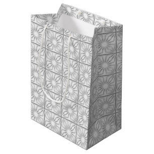 Cadeau Moyen Coins Agréés - Sac Blanc-Cadeau M