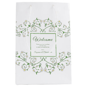 Cadeau Moyen Hotel Welcome Sac Floral Vine Coeur