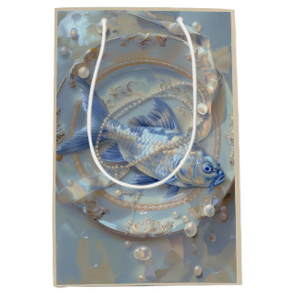 Cadeau Moyen Poisson - sac en papier