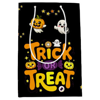 Cadeau Moyen Sac à bonbons Halloween mignon pour enfants
