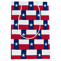Sac à cadeaux avec le drapeau du Texas, États-Unis