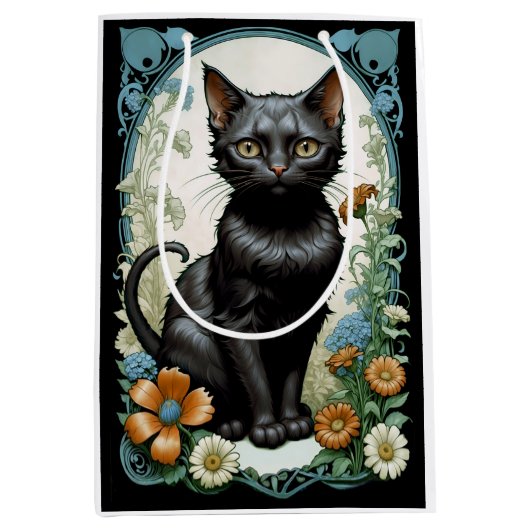 Cadeau Moyen sac chat mignon (Devant)