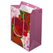 Cadeau Moyen Sac d'amour (Devant Angle)