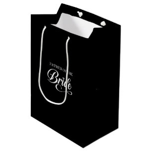 Cadeau Moyen Sac de cadeaux pour le père de la mariée pour le m