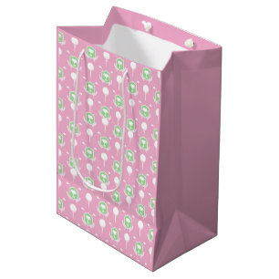 Cadeau Moyen Sac Golf League pour Dames – Rose & Vert